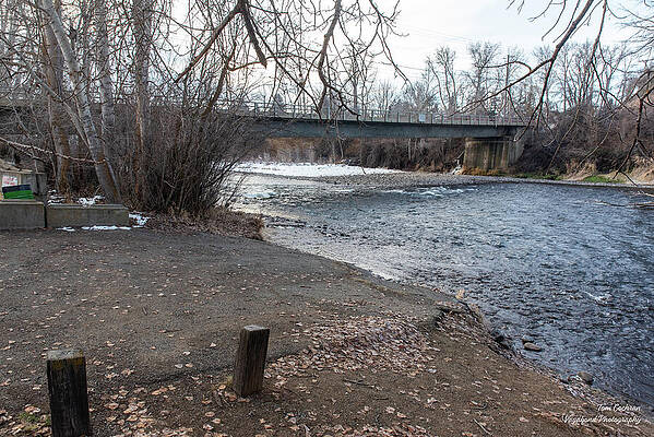 Wall Art featuring the photograph Boat Launch At Rinehart Riverfront Park by Tom Cochran