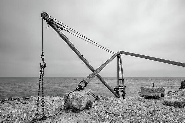 Wall Art featuring the photograph Boat Winch by Shirley Mitchell