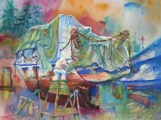 Wall Art featuring the painting Resurrection by Jackson Ordean