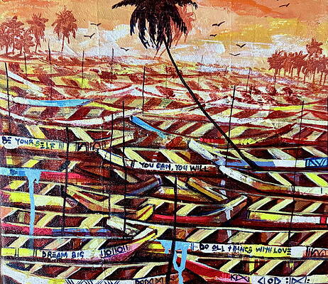 Boats Abound 2 by Appiah Ntiaw