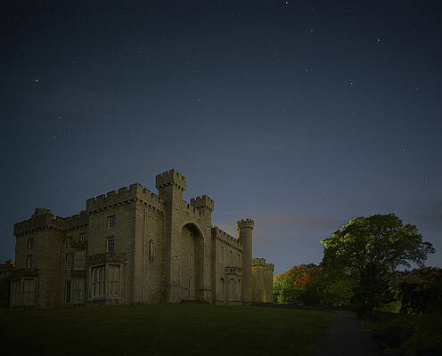 Photograph - Bodelwyddan Castle Under The Night Sky by Charnwood Photography Fine Art