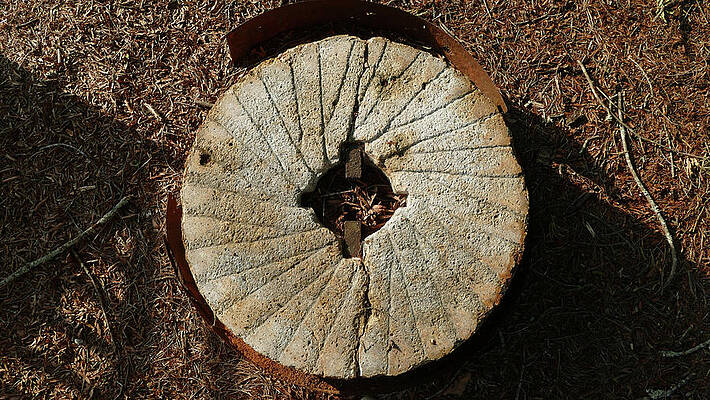 South Carolina Wall Art featuring the photograph Boland Millstone by Brian Hare