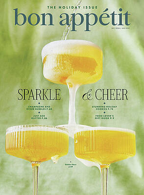 Sparkle Photograph - Bon Appetit December 2024 Cover by Travis Rainey