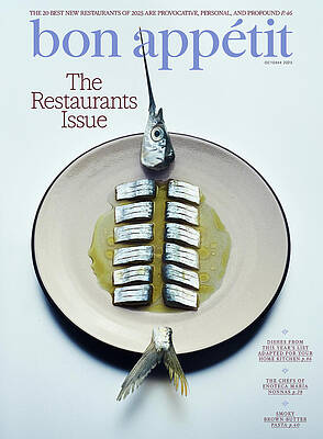 Bon Appétit October 2025 Cover Wall Art