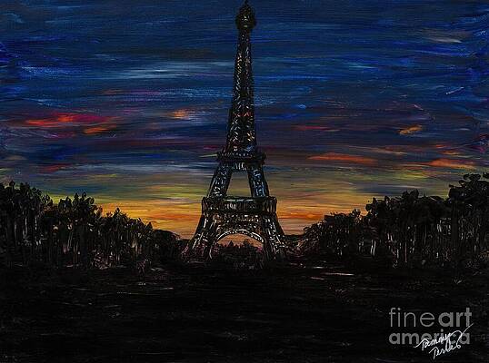 Sunset Painting - Bonjour by Tammy Terres - Dezigner Reflexions