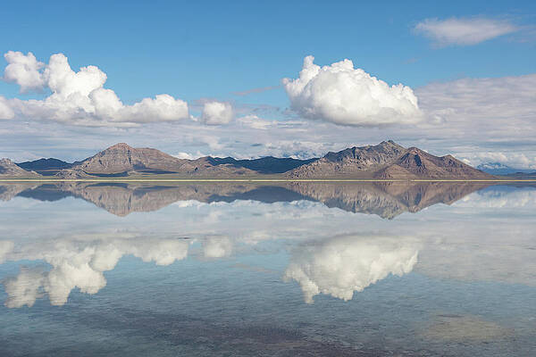 Utah Wall Art featuring the photograph Bonneville Salt Flats by Diane Moller