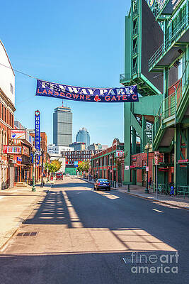 Wall Art featuring the photograph Boston Fenway Park Lansdowne Street Gate C Vertical Photo by Paul Velgos