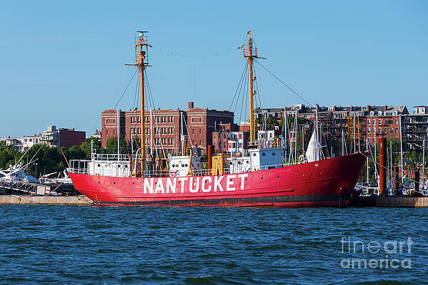 Wall Art featuring the photograph Boston Massachusetts Nantucket Ship by Paul Velgos