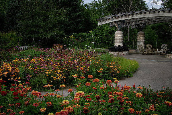 Flower Photograph - Botanical Garden Serenity by Deb Beausoleil