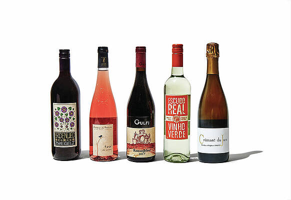 Wall Art featuring the photograph Bottles Of Wine by Alex Lau