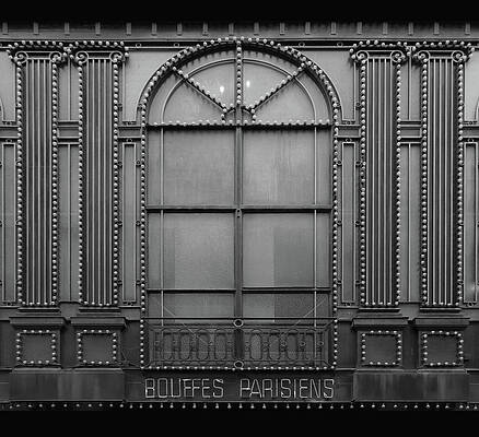 Paris Photograph - Bouffes Parisiens by Ron Berezuk