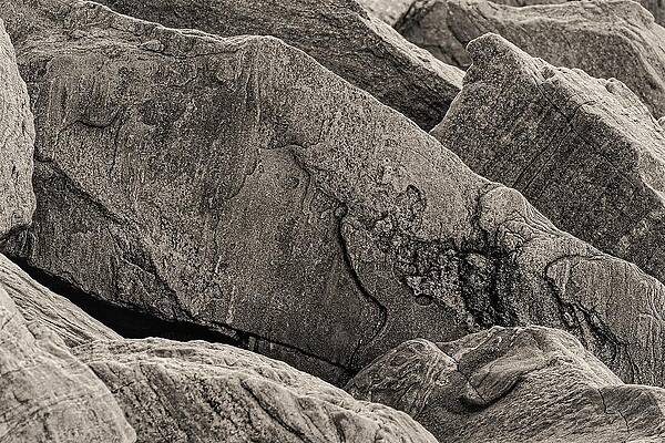 Wall Art featuring the photograph Boulders1 by John Linnemeyer