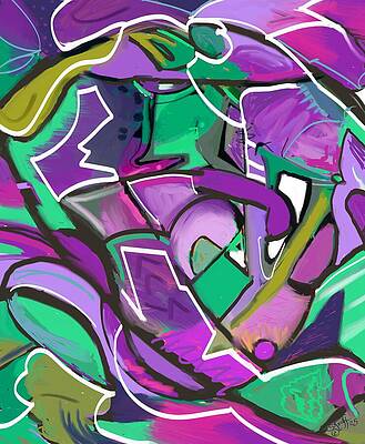 Bold Wall Art featuring the painting Boyle Heights by Sonja Kraft