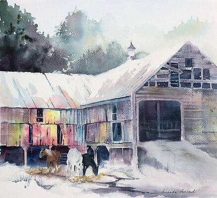 Animal Painting - Bradford Light by Amanda Amend