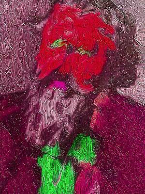 Wall Art featuring the mixed media Lavender Brahms by Bencasso B