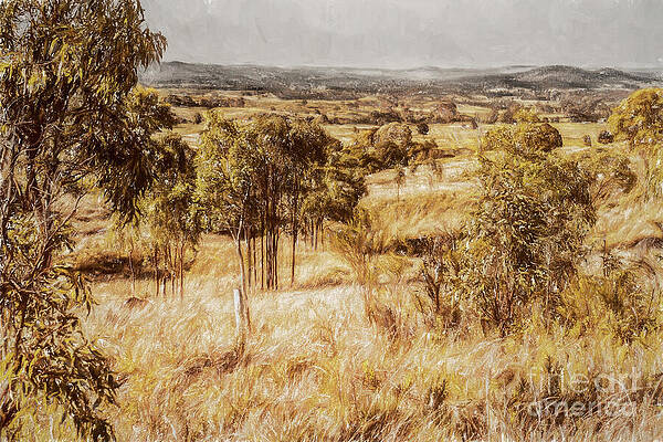 Country Painting - Branch Creek And Beyond by Jorgo Photography