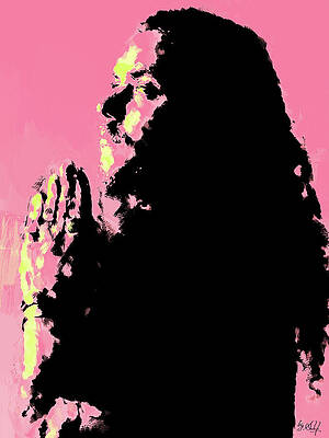 Serene Digital Art - Brandon Lake-Hard Fought Hallelujah Silhouette by Gradify Creations