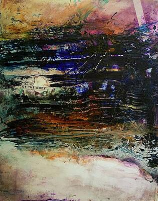 Abstract Wall Art featuring the painting Brave Until by Rodney Frederickson