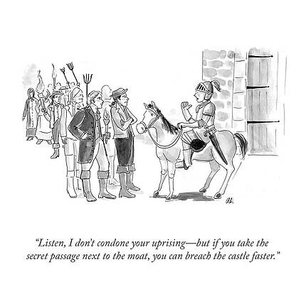 Fast Drawing - Breaching The Castle by Ali Solomon