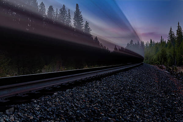 Wall Art featuring the photograph Breaking The Calm by Mike Lee