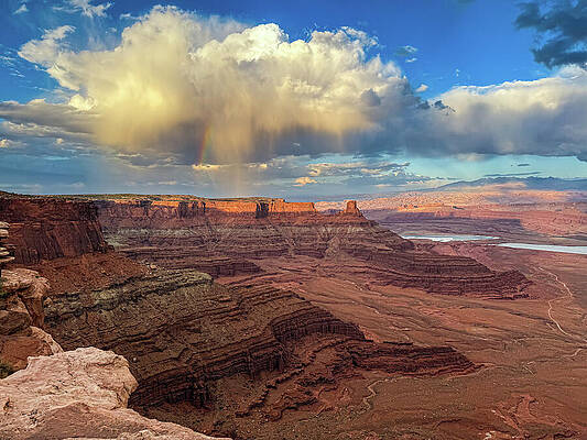 Majestic Canyon with Stormy Sky Photograph