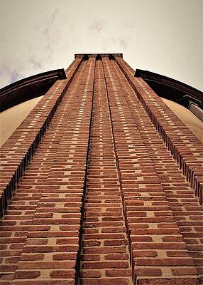 Wall Art featuring the photograph Brick Chimney by John Linnemeyer