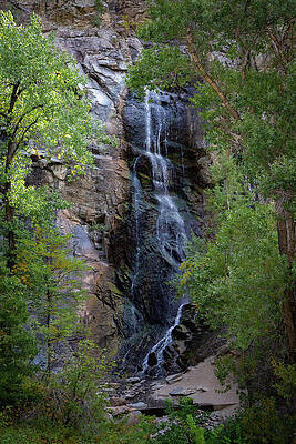 Serene Forest Waterfall Photograph