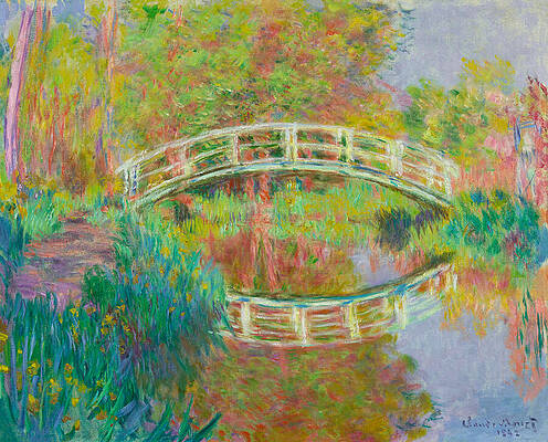 Monet's Water Garden Scene Wall Art
