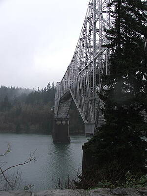 Architecture Photograph - Bridge Of The Gods by Donald Barnett