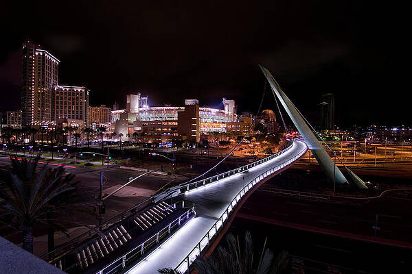 Sunset Photograph - Bridge To Petco by American Landscapes
