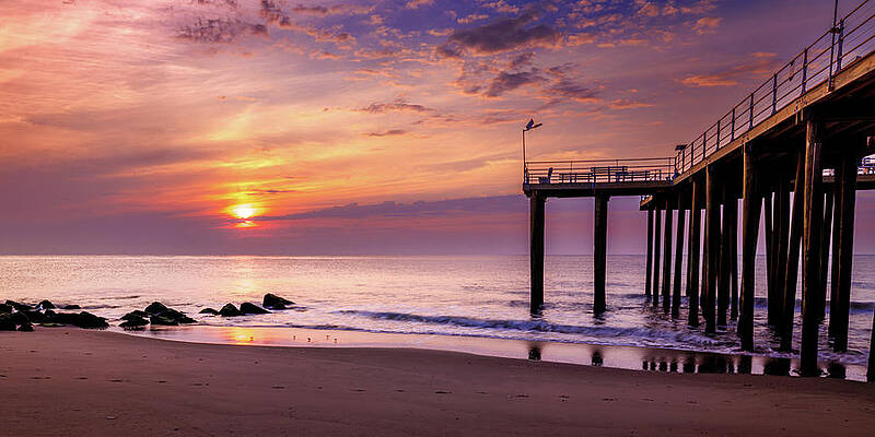 Reflection Photograph - Brilliant Sunrise On The Beach by Richard DeYoung