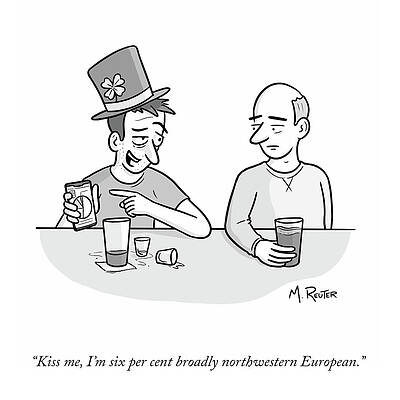 Celebration Drawing - Broadly Northwestern European by Matthew Reuter