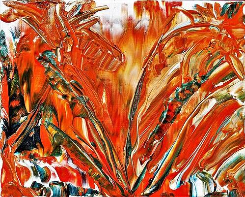 Woman Wall Art featuring the painting Bromeliad by Stacey Torres