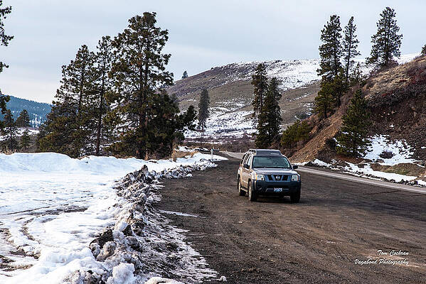 Wall Art featuring the photograph Brown Hills And SR 10 by Tom Cochran
