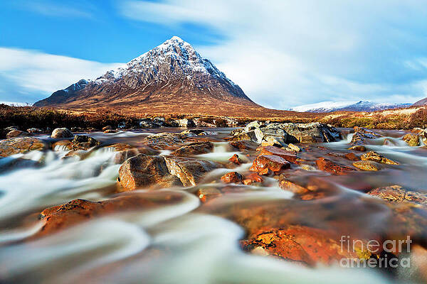 Dramatic Photograph - Buachaille Etive Mor In The Scottish Highlands by Neale And Judith Clark