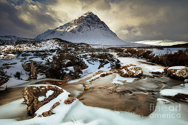 Dramatic Photograph - Buachaille Etive Mor Storm, Scottish Highlands by Neale And Judith Clark