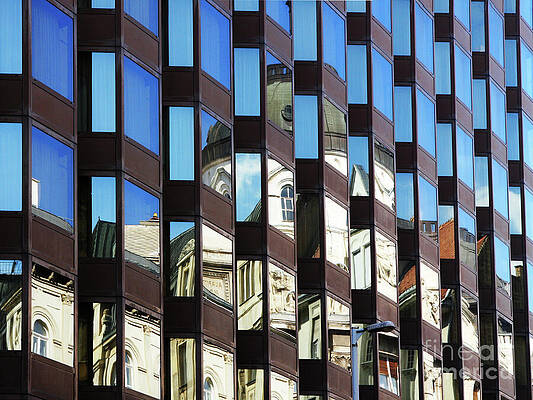 Wall Art featuring the photograph Budapest Reflections by Rick Locke - Out of the Corner of My Eye