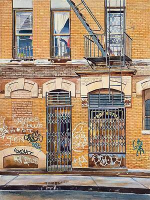 Painting - Building by Grant Nixon