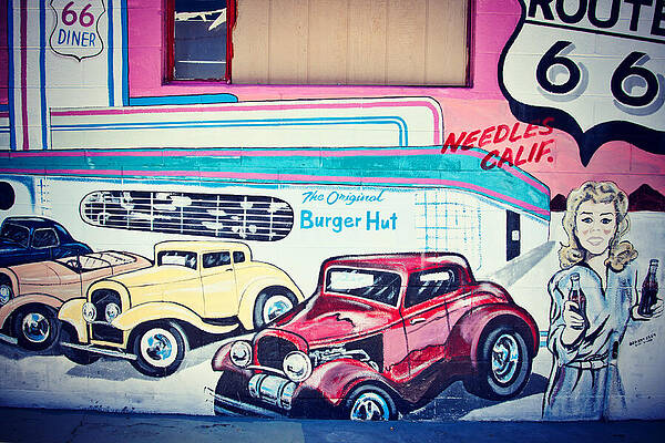 Wall Art featuring the photograph Burger Hut by Tatiana Travelways