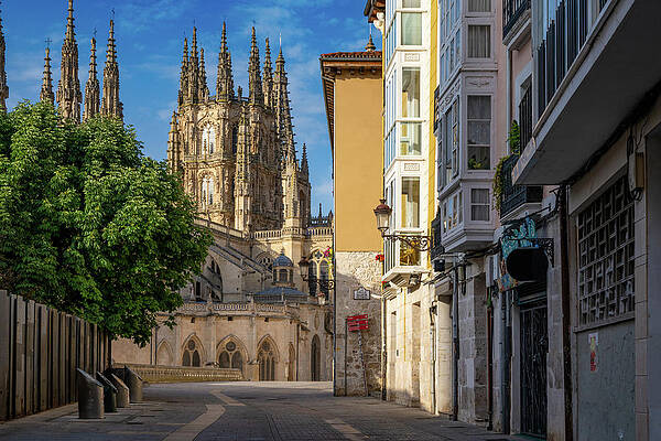 Color Image Wall Art featuring the photograph Burgos Spain Cathedral by Michael Warren