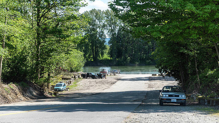 May Photograph - Burlington Boat Launch by Tom Cochran