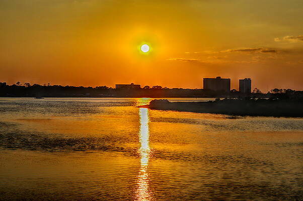 Sky Photograph - Burning Sunset 2 by Murray Croft