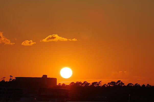 Sky Photograph - Burning Sunset by Murray Croft