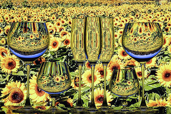 Yellow Wall Art featuring the photograph Burst Of Sunshine by Elvira Peretsman