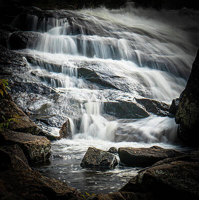 New York Photograph - Buttermilk Falls Close Up by Ron Long Ltd Photography