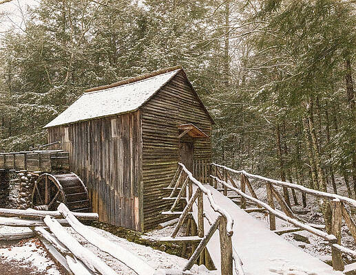 Tennessee Wall Art featuring the photograph Cable Mill Great Smoky Mountains II by Douglas Wielfaert