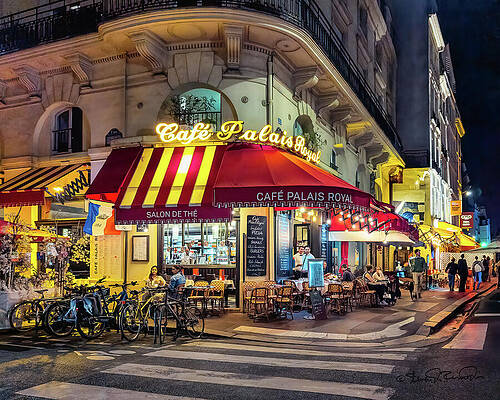 Travel Wall Art featuring the photograph Cafe Palais Royale by Steven Dos Remedios