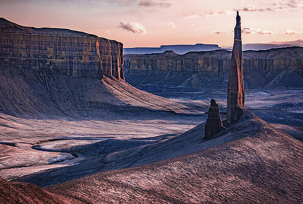 Nature Photograph - Caineville Spire, Utah by Abbie Warnock