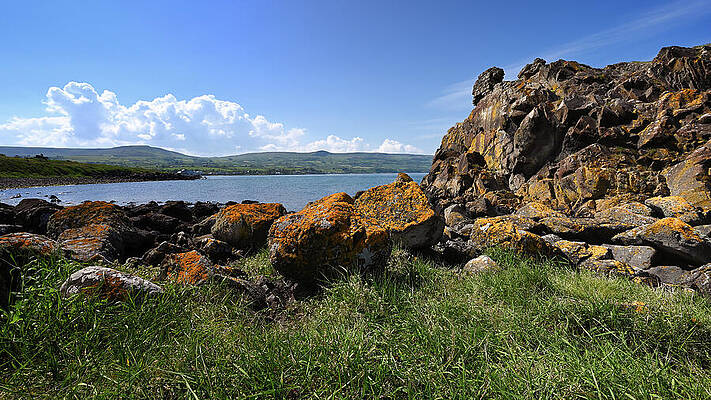 Ireland Wall Art featuring the photograph Cairncastle Boulder Field by Steven Nelson