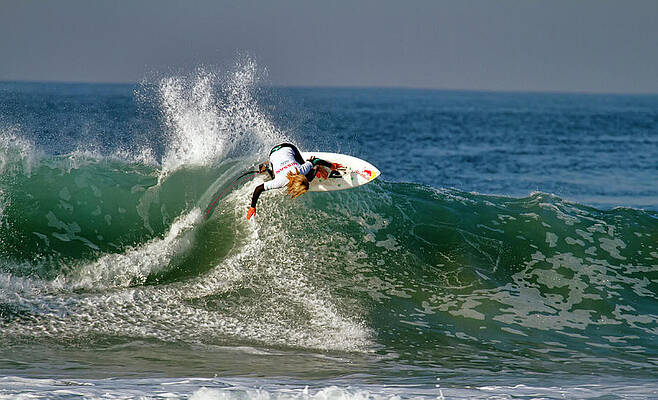 California Photograph - Caitlin Simmers Surfer by Waterdancer